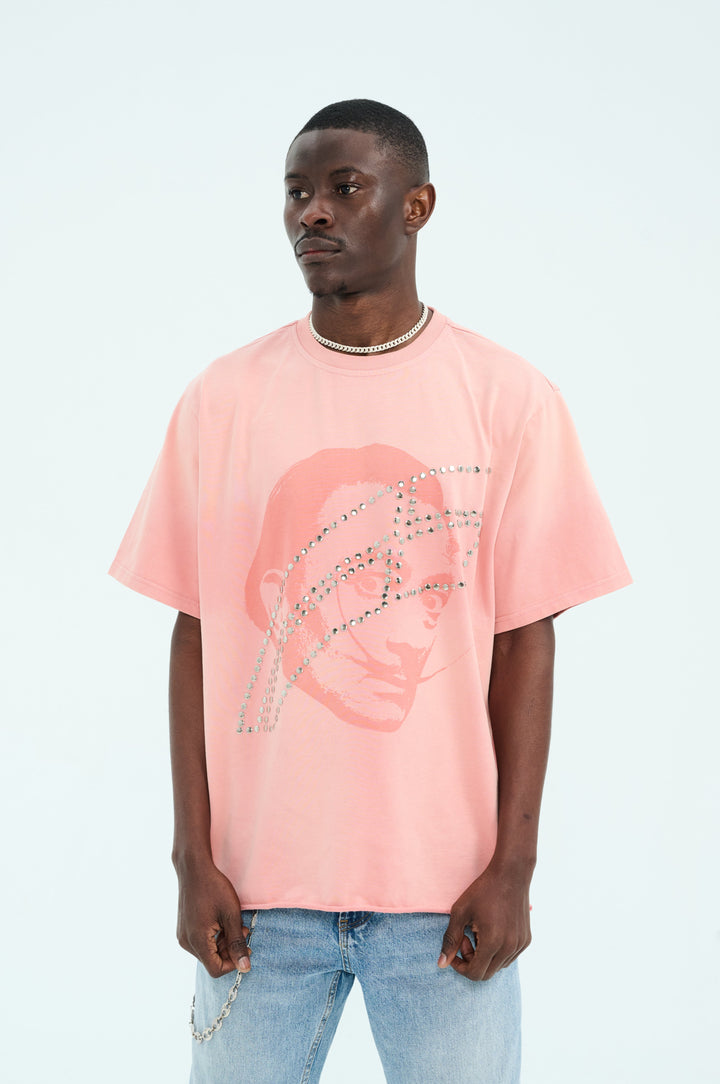 Rose  Sun Washed "Dali" Tee