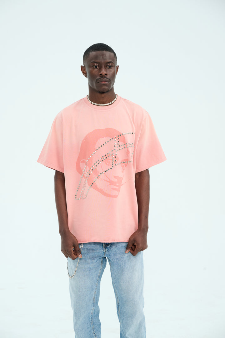 Rose  Sun Washed "Dali" Tee