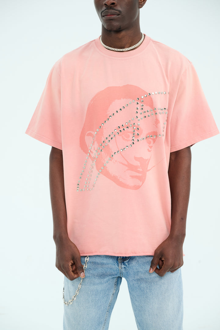 Rose  Sun Washed "Dali" Tee