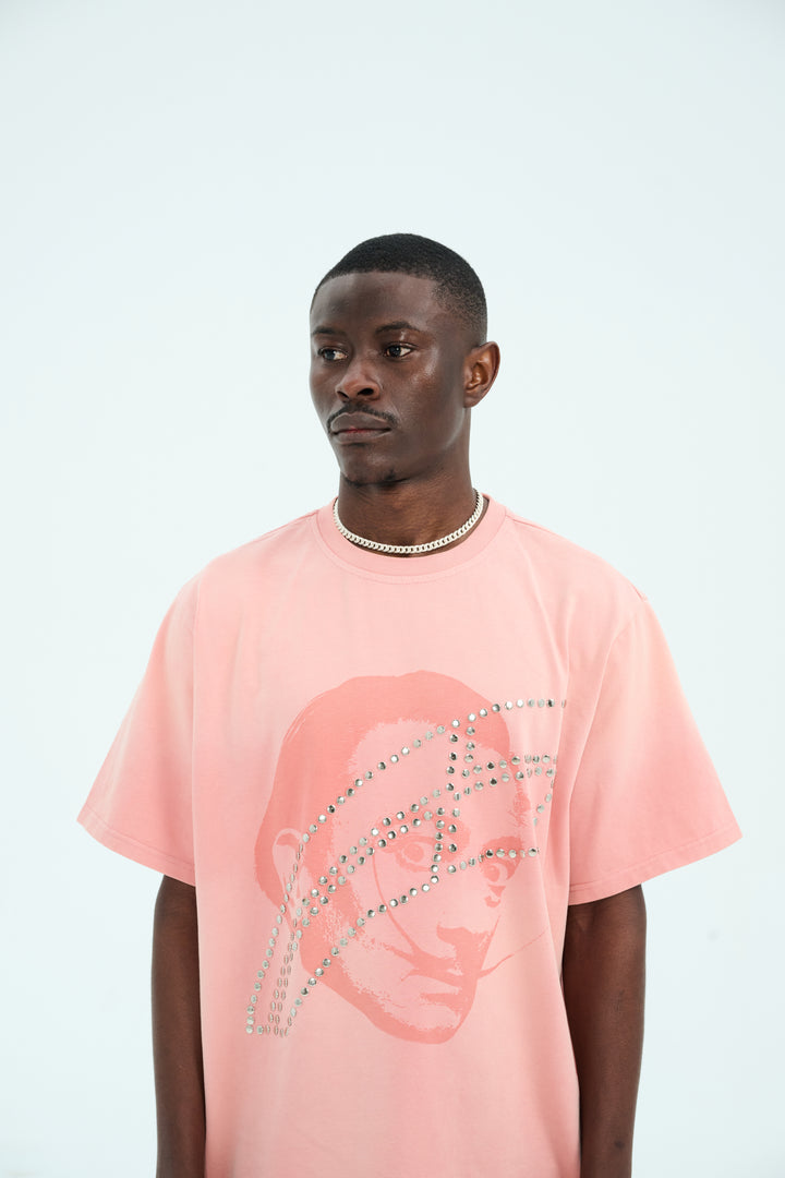 Rose  Sun Washed "Dali" Tee