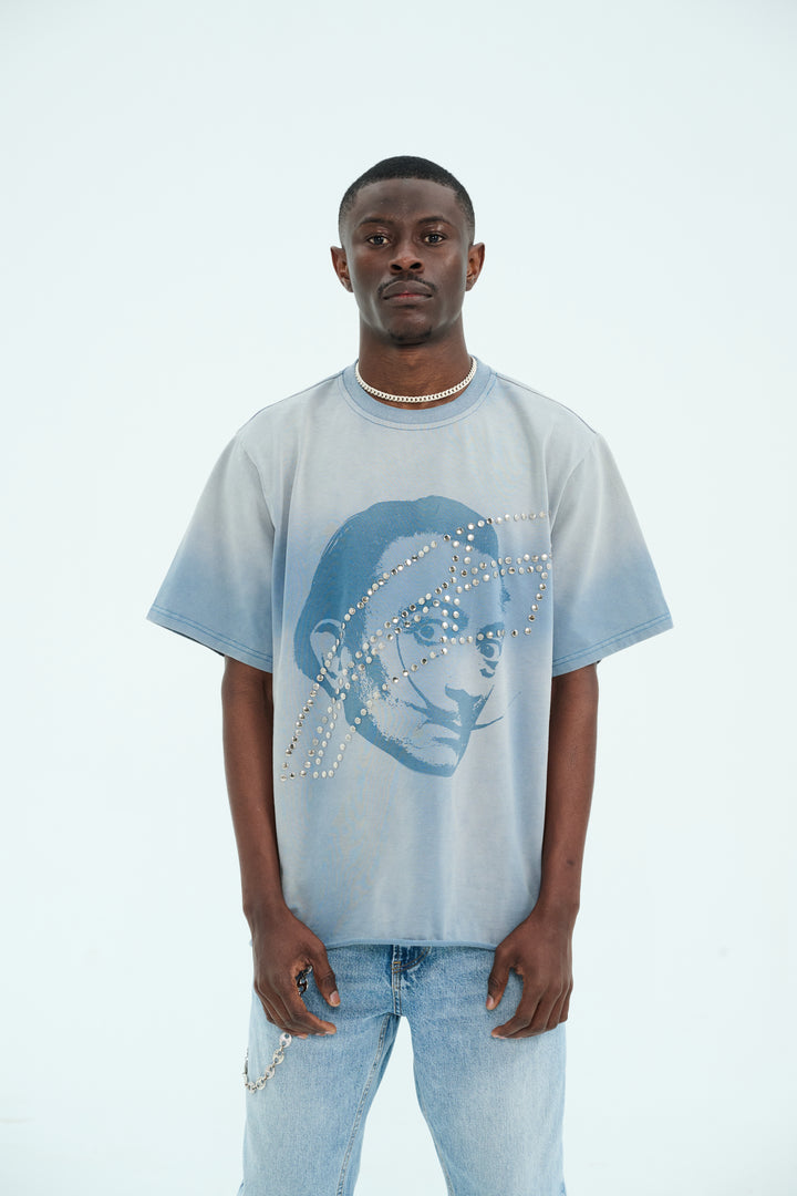 Topaz Sun Washed "Dali" Tee