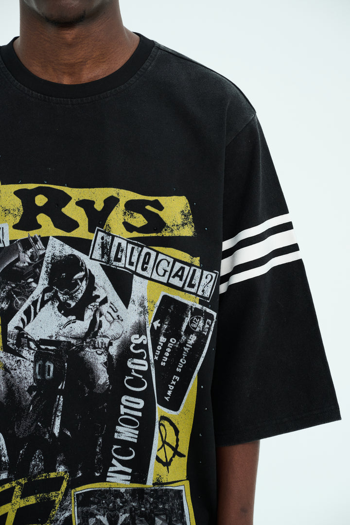 "Noon" 3/4 T-shirt