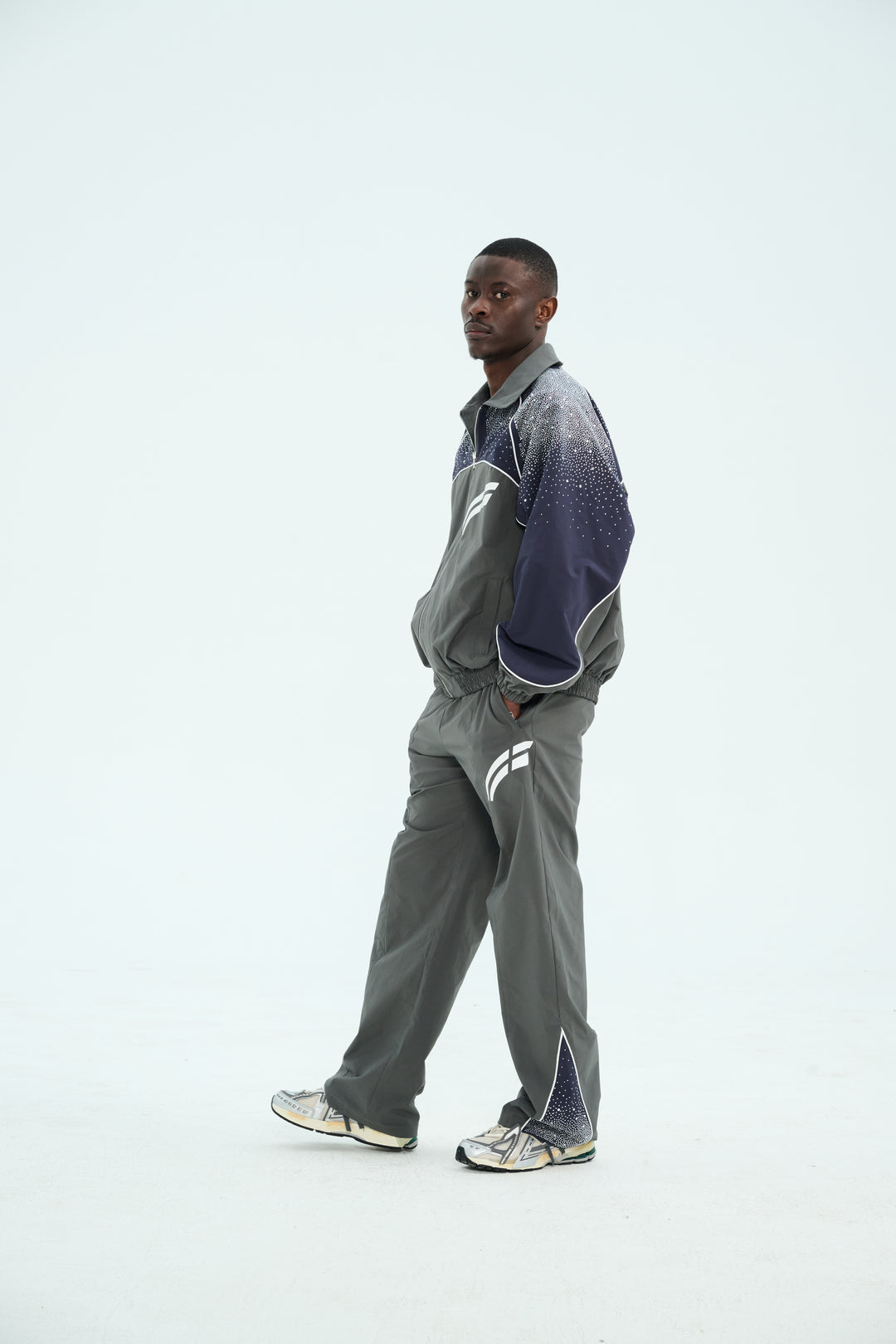 Navy/ Charcoal  "Astral" Zip  "Astral" Zip Pants