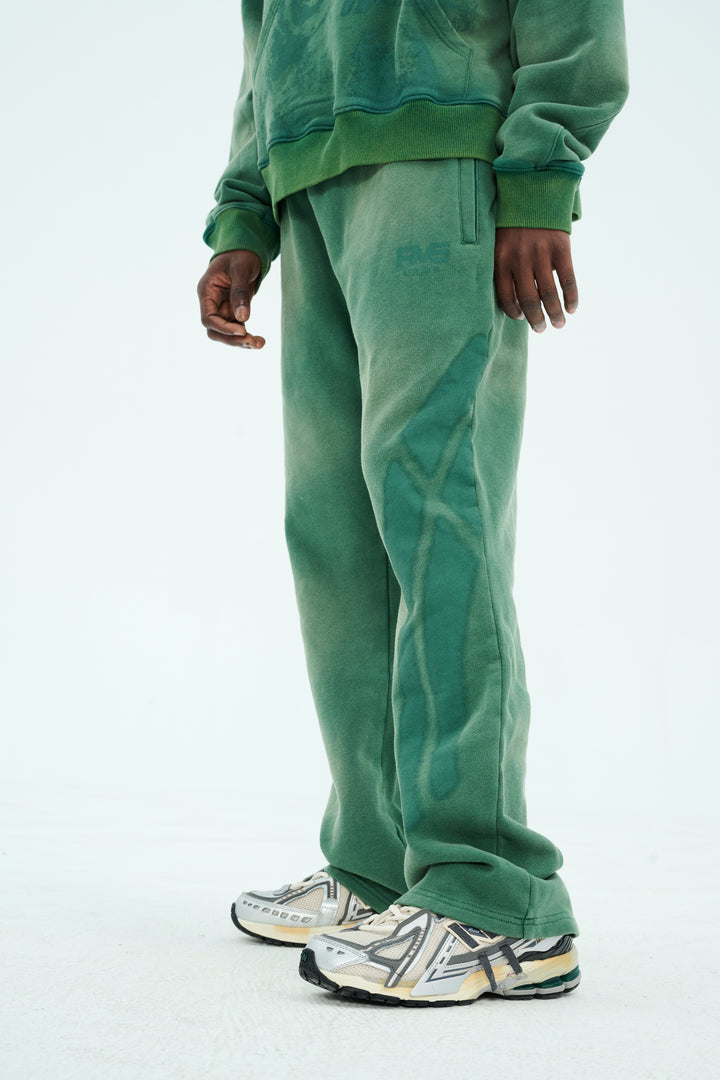 Washed Jade "Lotus" Sweatpants