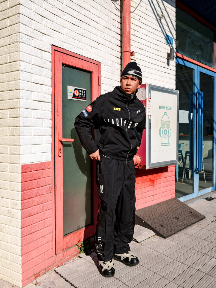 Black "Doppler" Weather Tech Jacket