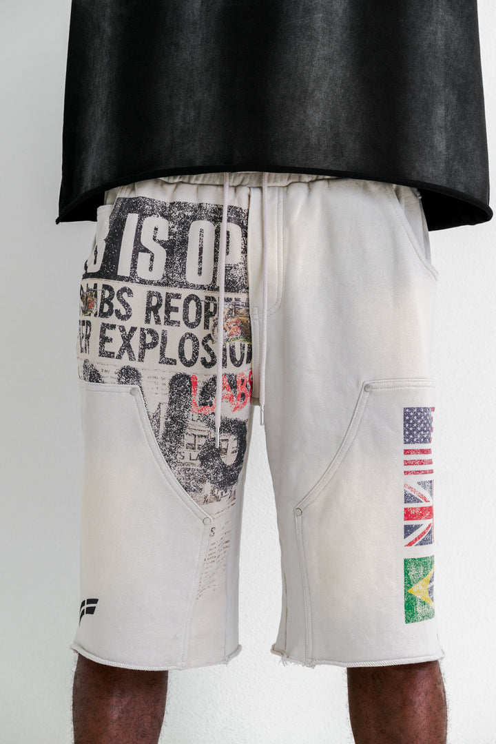 Sun Washed "Article" Shorts