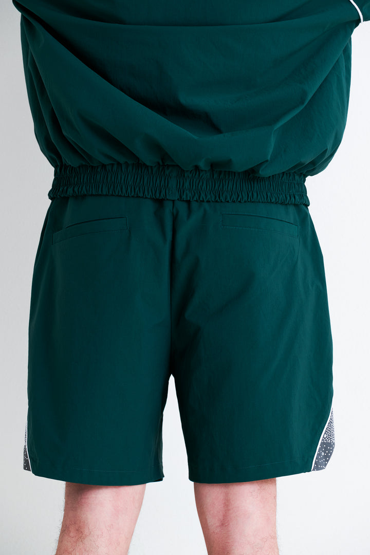 Emerald / Grey  "Astral" shorts