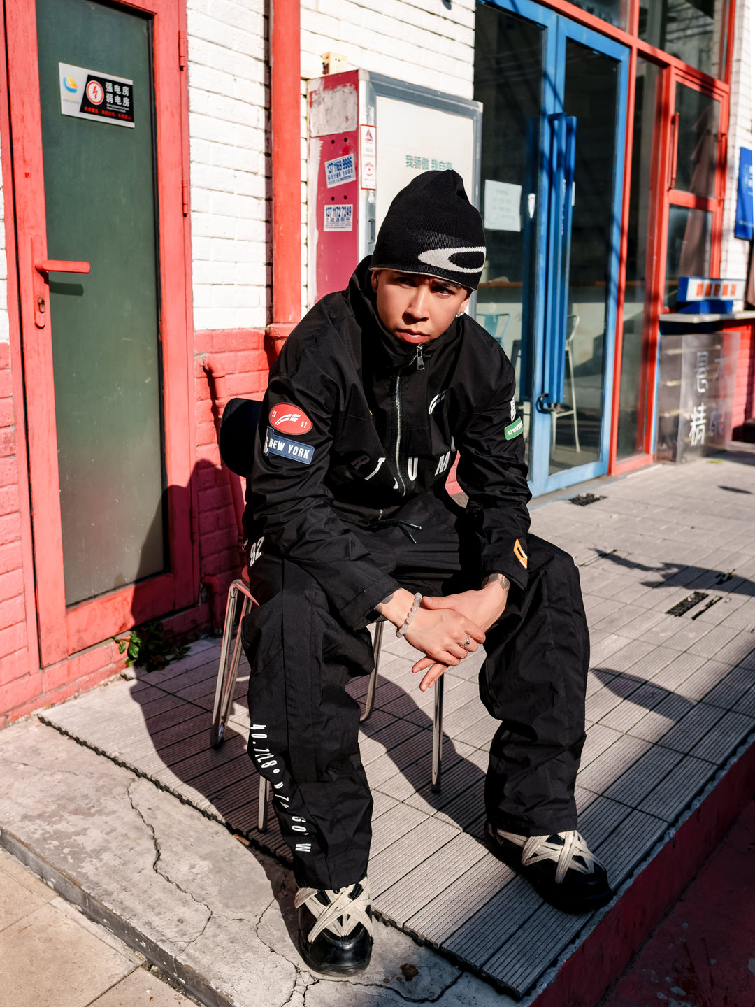 Black "Doppler" Weather Tech Pants