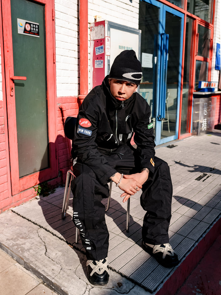 Black "Doppler" Weather Tech Pants