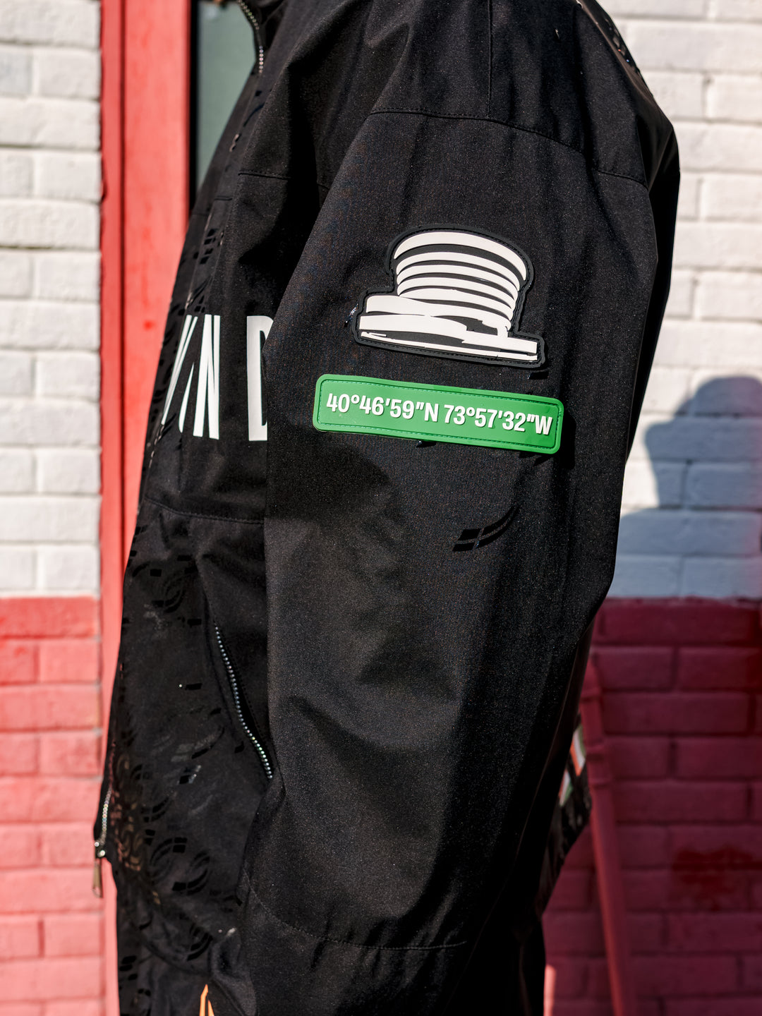 Black "Doppler" Weather Tech Jacket