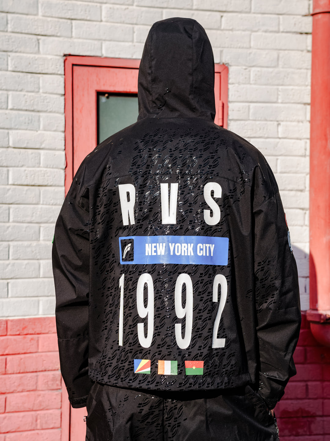 Black "Doppler" Weather Tech Jacket