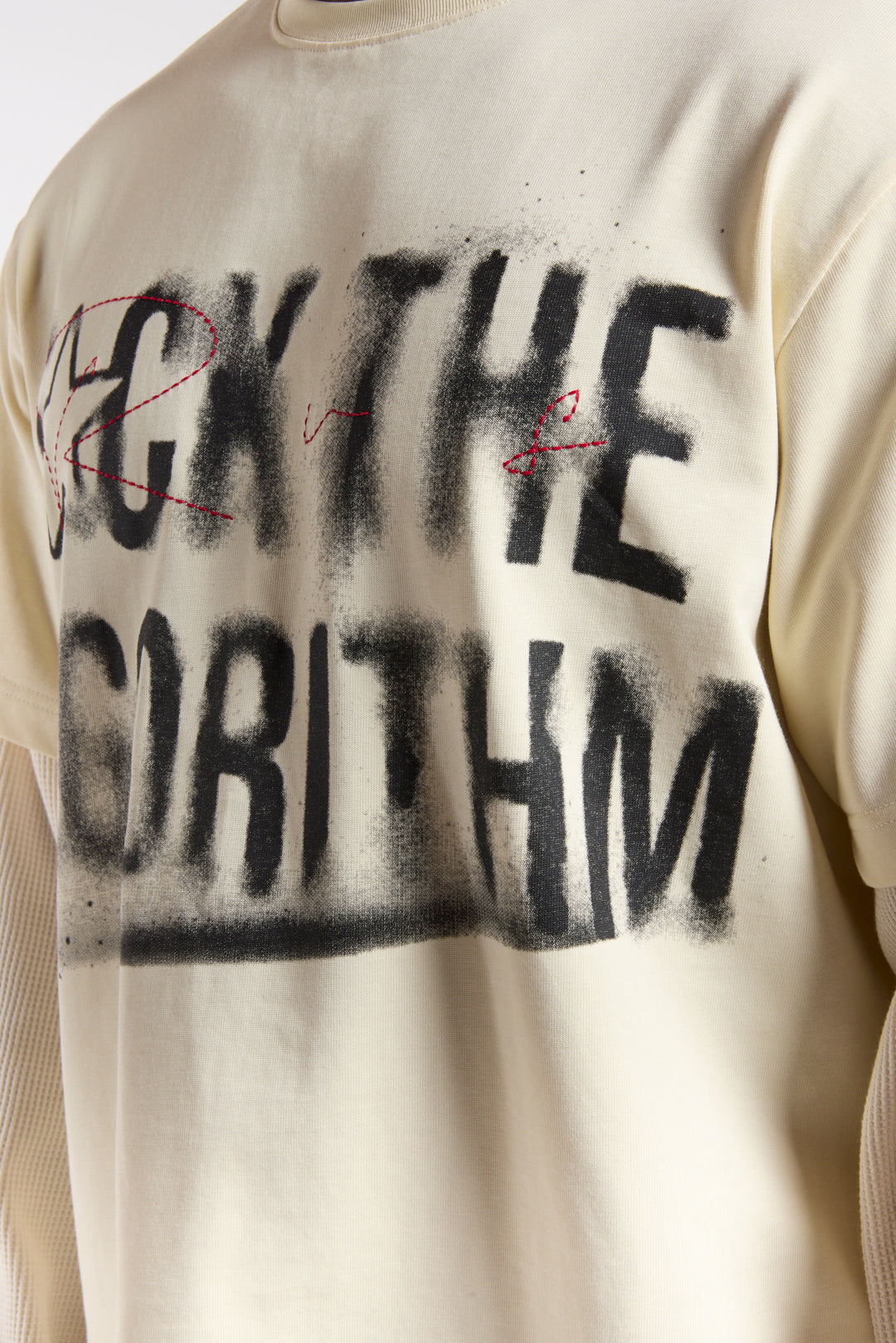"F The Algorithm" Layered  T-Shirt