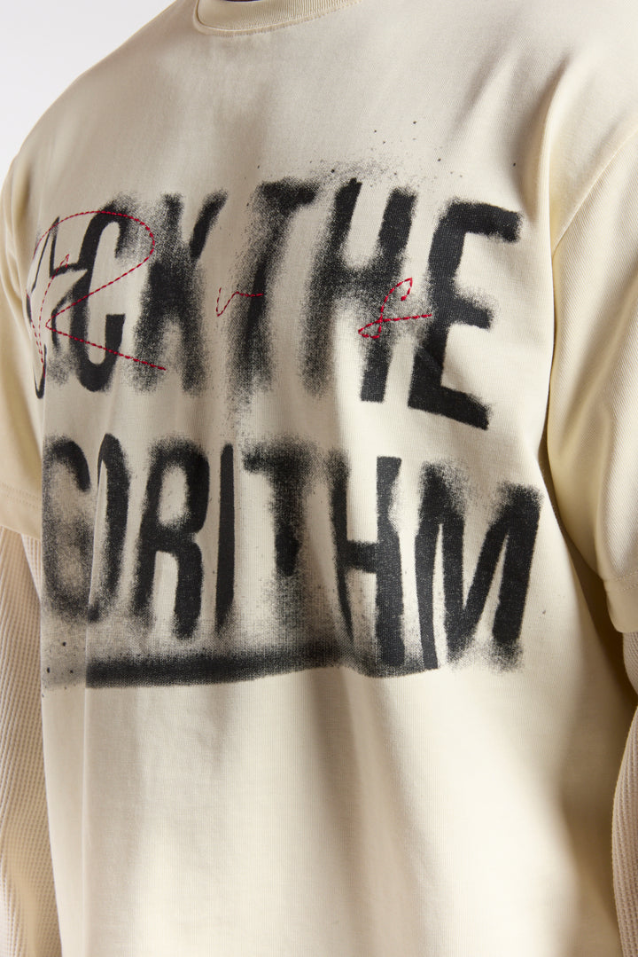 "F The Algorithm" Layered  T-Shirt