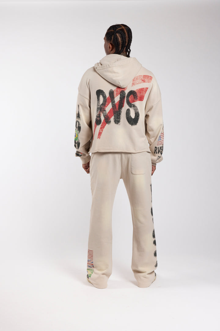 Sun Washed  "Article" Zip Hoody