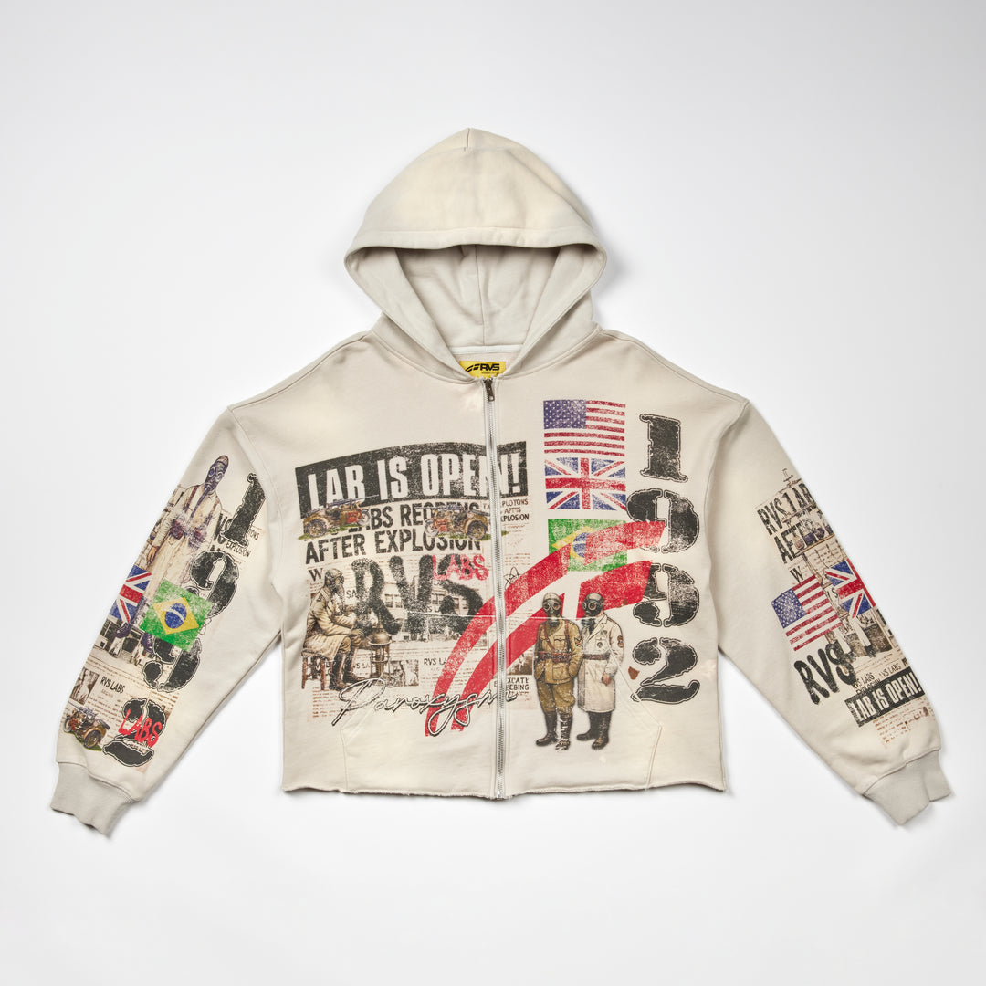 Sun Washed  "Article" Zip Hoody
