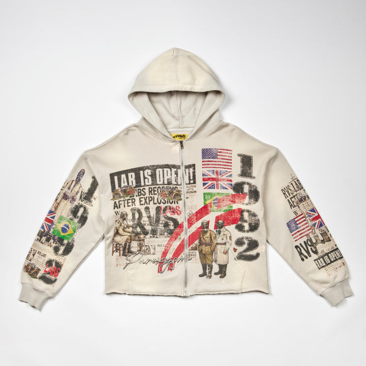 Sun Washed  "Article" Zip Hoody