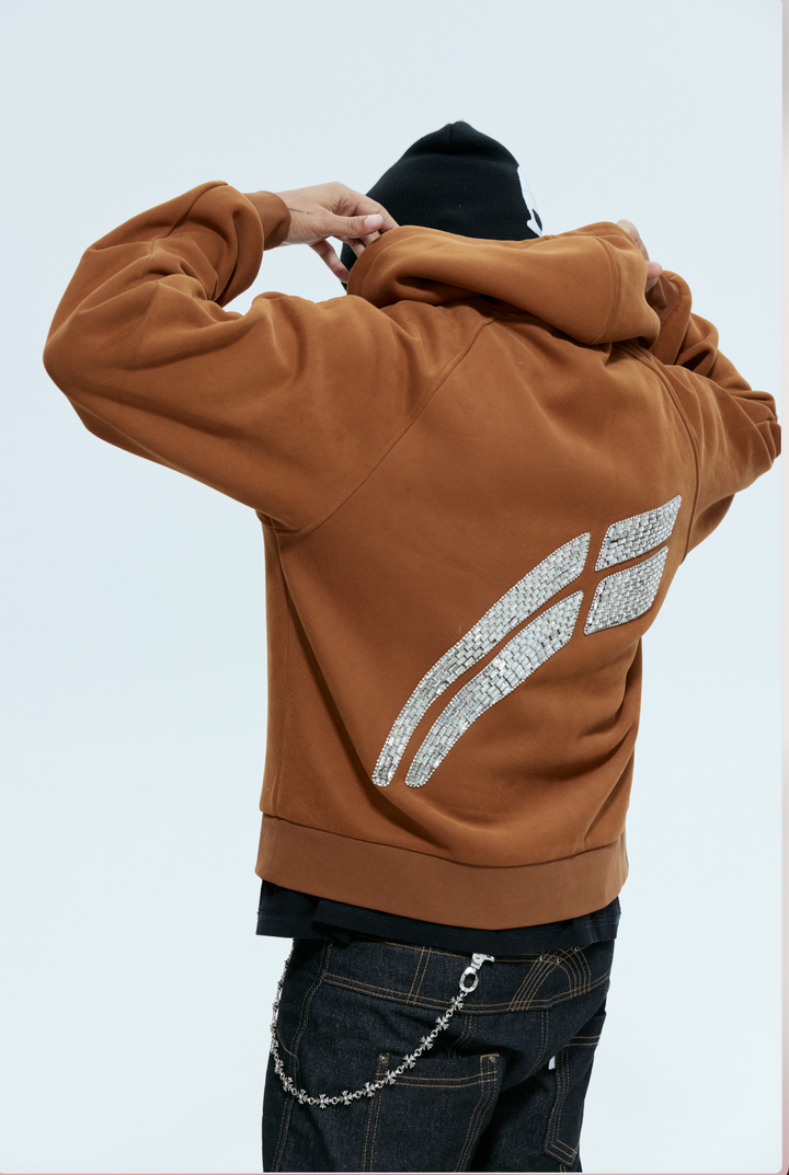Burnt Orange "Etoile"  Hoody