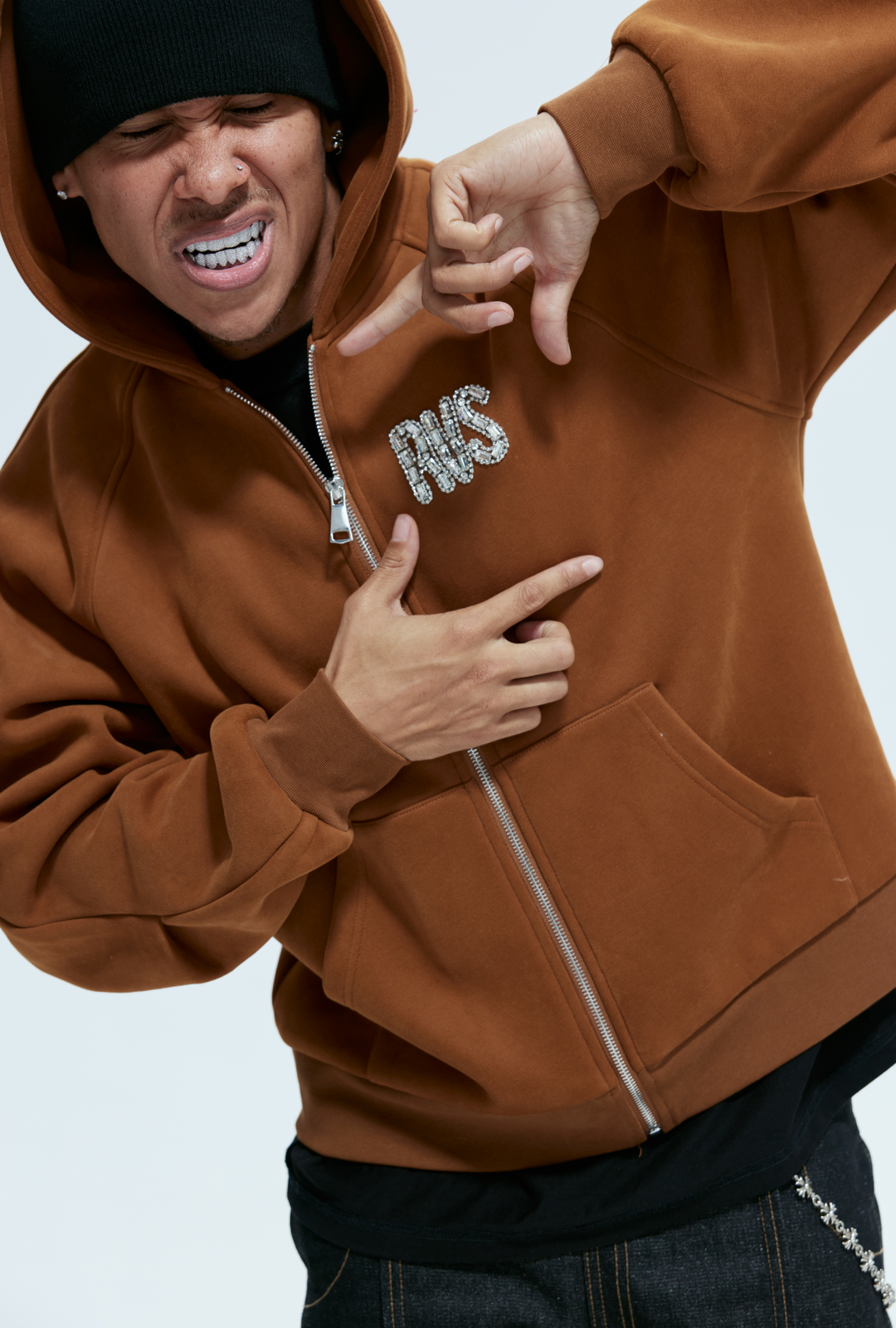 Burnt Orange "Etoile"  Hoody