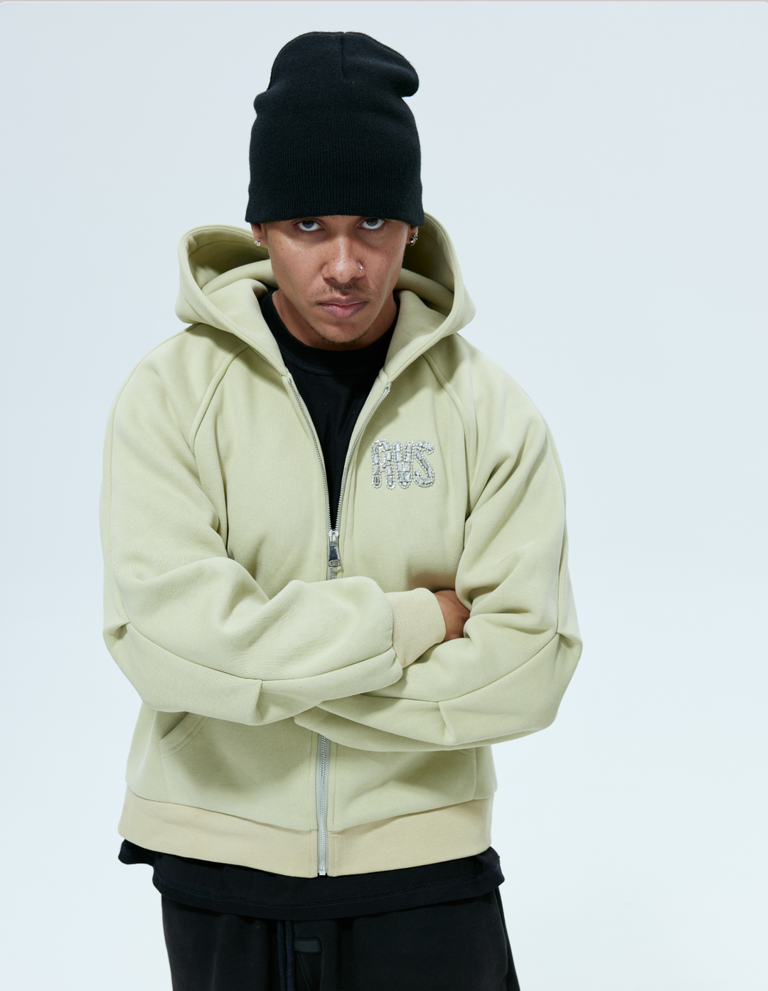 Mint Sand Orange "Etoile"  Hoody